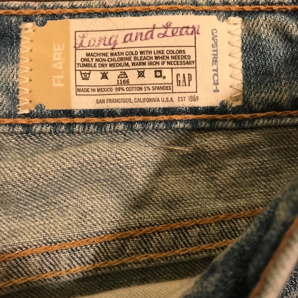 THE GAP Long & Lean 1969 Jeans Size 8 - Picture 4 of 6